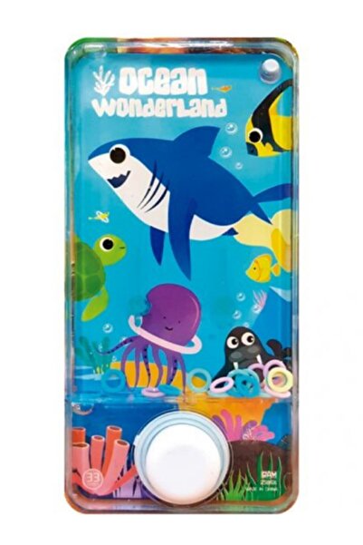 TOYFEST لعبة تمرير حلقة المياه تحت عنوان المحيط - لعبة مائية شفافة (سمك القرش)