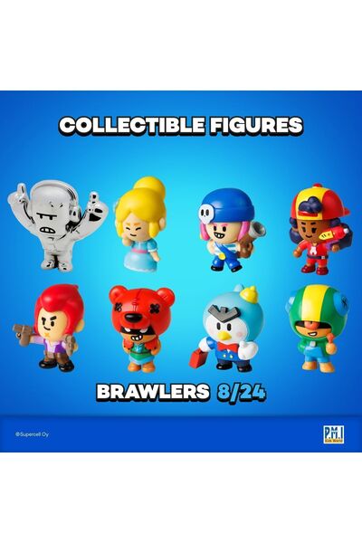 TOYFEST Brawl Star 8-Piece Figure Set - Model 2 - (LEON MEG)
