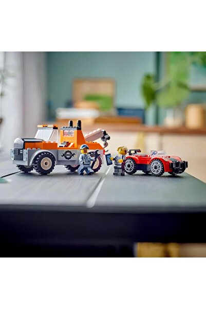 TOYFEST City 60435 - لعبة إصلاح الشاحنات والسيارات الرياضية