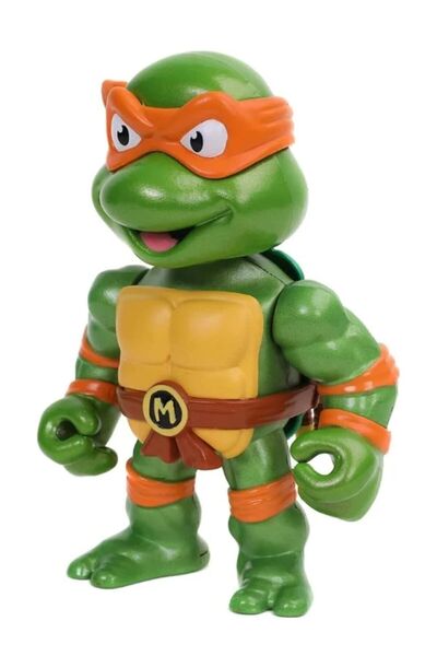 TOYFEST Ninja Turtles Ninja Turtles - Die Cast Mi?chelangelo Steel Cast Figure 10 cm