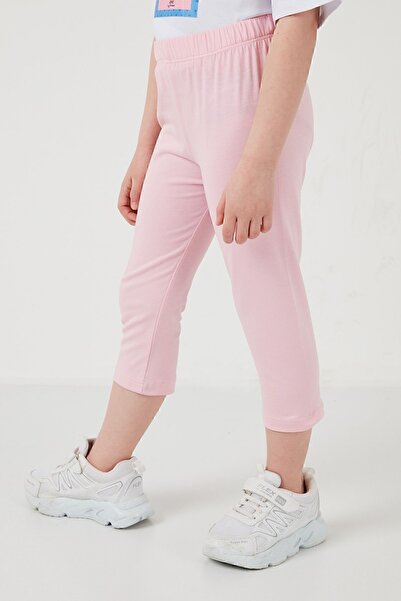 Lela Βαμβακερό κολάν με κοντό μανίκι με λαιμόκοψη και κάτω μέρος για κορίτσια 6212005