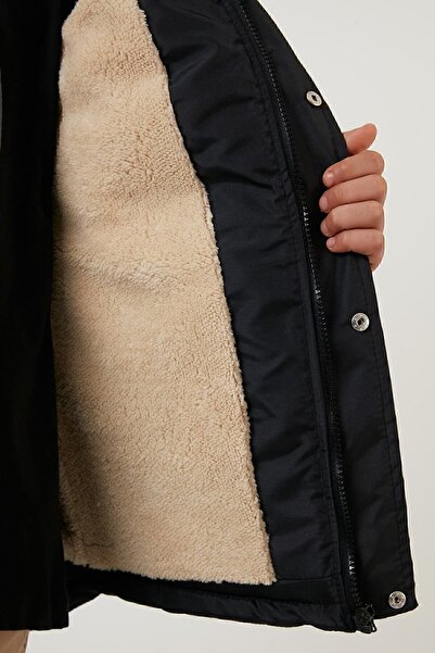 Lela Зимове пальто з капюшоном на плюшевій підкладці для хлопчика 6036024