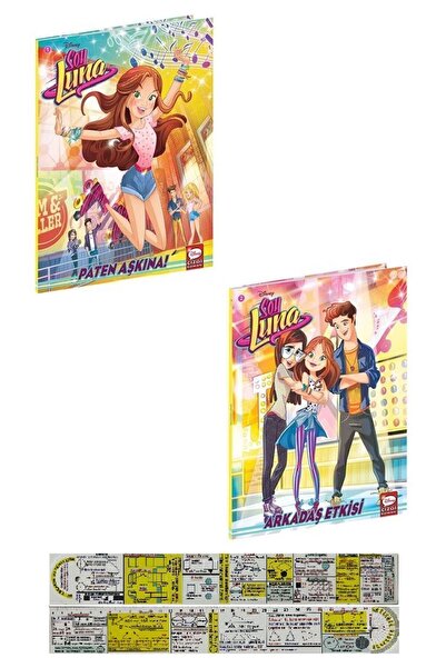 Beta Kitap Disney Çizgi Romanlar Soy Luna 2'li Set + Matematik Öğreten Ayraç