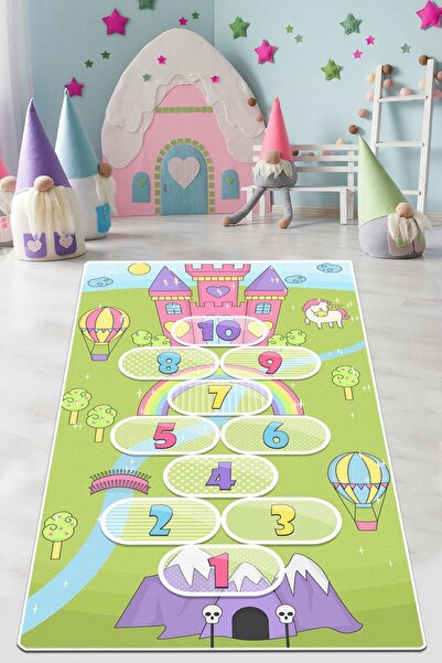 Chilai Home Castle Çocuk Ve Bebek Halısı Yıkanabilir Djth