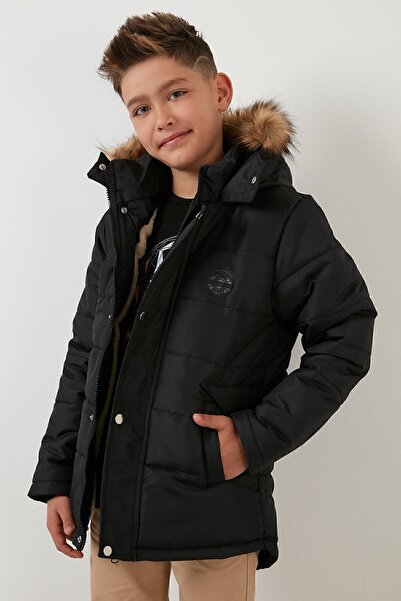 Lela Зимове пальто з капюшоном на плюшевій підкладці для хлопчика 6036024