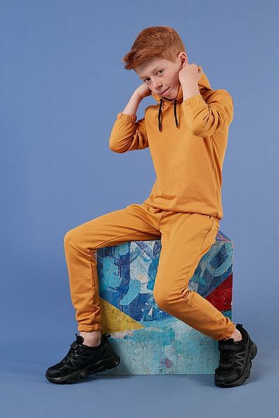 Lela Hooded Pocketed Cotton Children's Suit Unisex Children's SUIT 5922021