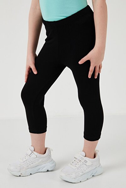 Lela Cotton Crew Neck Short Sleeve Tights Top and Bottom Set Girl's SET6212001