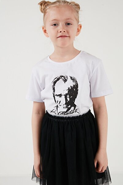 Lela Ataturk Printed Girls' Set - With Tutu Skirt, 23 Απριλίου-19 Μαΐου-29 Οκτώβριος-10 Νοέμβριος Επίδειξη, 6212