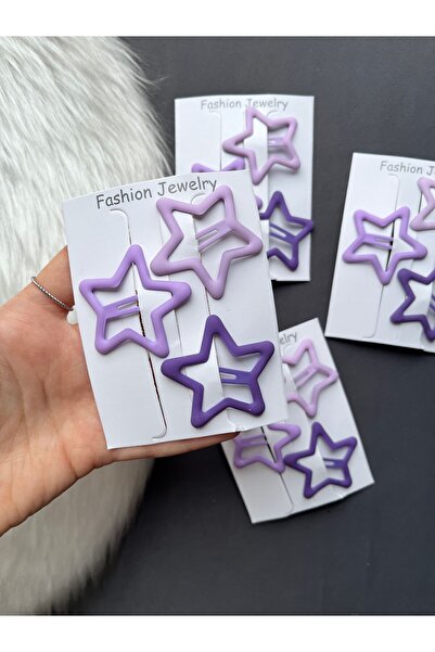 Toka Sepetim Mor Yıldızlı Çıtçıt Seti 3 Adet