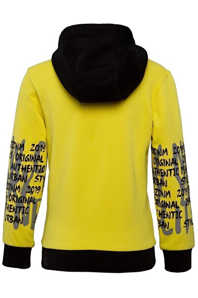 BRZ KIDS Φούτερ με κουκούλα για αγόρι με στάμπα