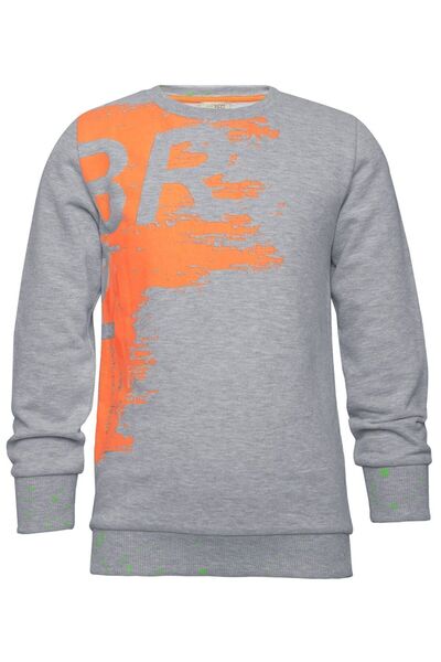 BRZ KIDS Hanorac cu imprimeu neon pentru băiat (2-14)