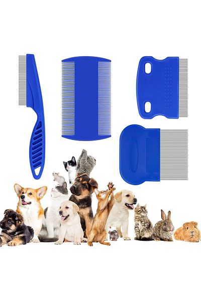 Factorial Cat Hair Removal Lice Shampoo - Dog Comb and Flea Comb