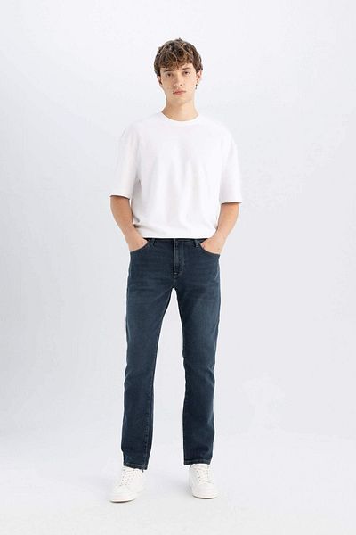 DeFacto Sergio Regular Fit - Regular Waist Tube Leg Jean Trousers Dfc