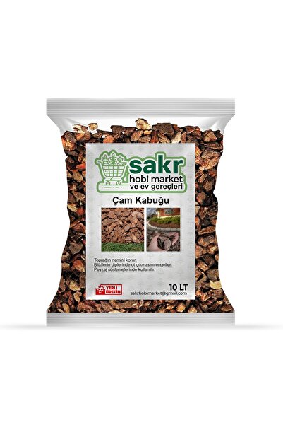 Garden Çam kabuğu Dekoratif ağaç kabuğu 10 litre