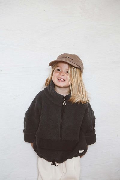 OhlalaKoala Indigo Wellsoft Half Zipper Children's Coat Age 1-6