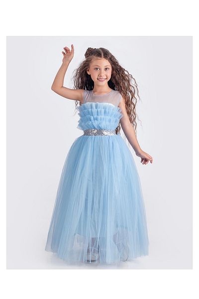 KT PERA BABY Girl - Ruffle Detailed Graduation Evening Dress