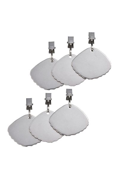IKEA 6 Pieces Table Cloth Latch Ikea 6-Piece Set Cloth Tablecloth Weight Anti-Slip Stainless Steel