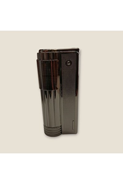 efmues Muhtar çakmağı Benzinli metal çakmak antrasit renk