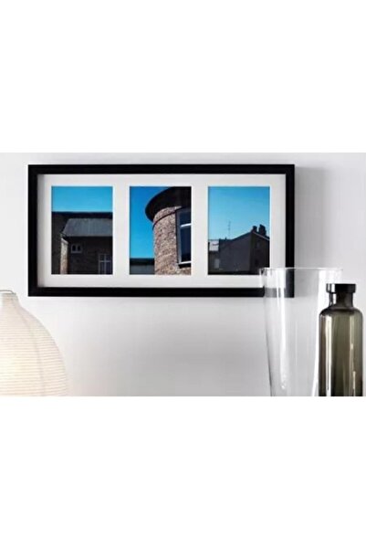 IKEA Rıbba Ahşap Çerçeve Siyah 50x23 Cm