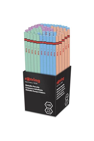 Rotring Metallic Pencil HB (Pack of 72)2090067