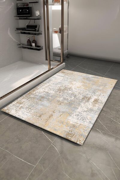 Bir Aksesuar Kaymaz Taban, Yıkanabilir Lavabo Önü Paspası, Banyo Paspası, Duş...