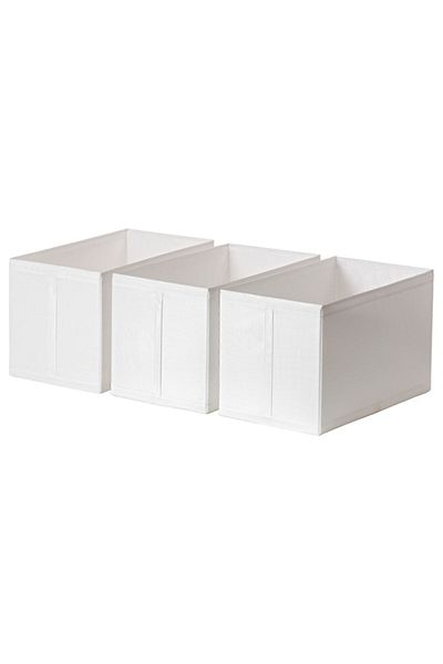 IKEA White Skubb Box Set
