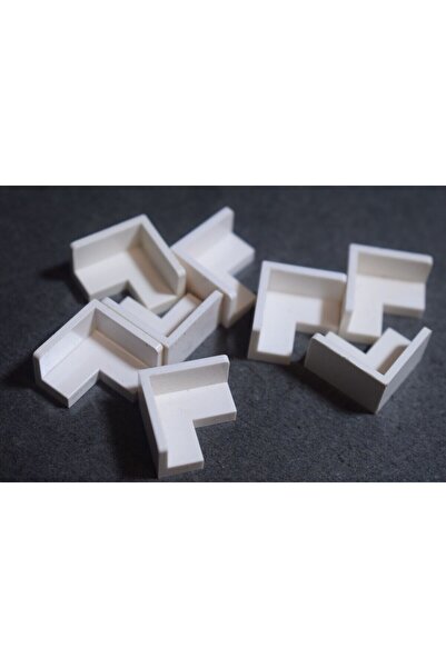 LEGO Custom Moc Accessory Creator Panel 2 X 2 X 1 Corner Brick White 4 Pieces...