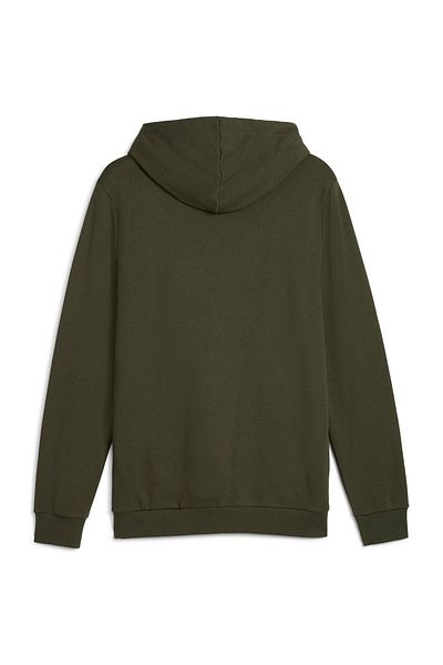 Puma Unisex φούτερ με κουκούλα και μεγάλο λογότυπο ESS Yeşil
