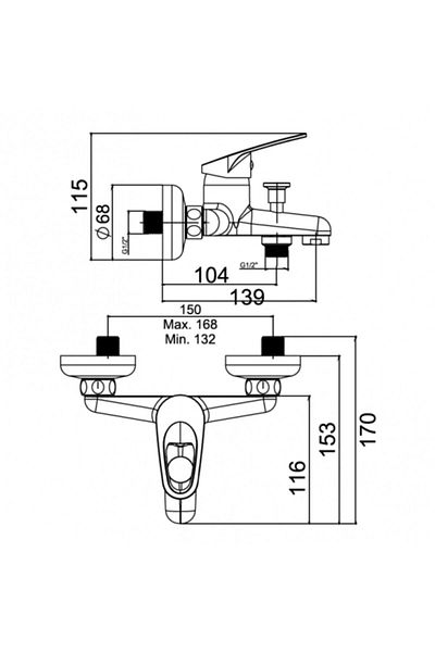 NSK Trento Bathroom Faucet N3033902