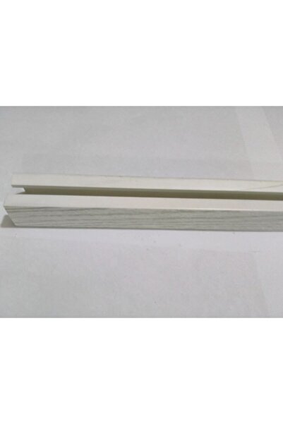 DEKORAKS Akordeon Kapı Rayı 3x3cm, Akağaç Ahşap Desenli, 87cm