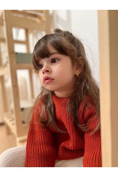 Babily 0-5 Years Unisex Knitwear Baby Sweater - Flexible Oversize
