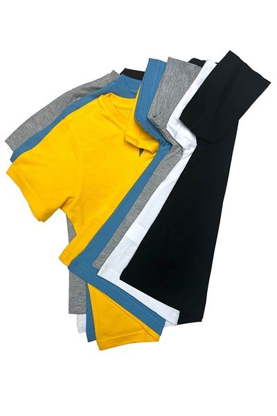 Cloise Pachet de 5 tricouri de bază pentru copii - 100% bumbac