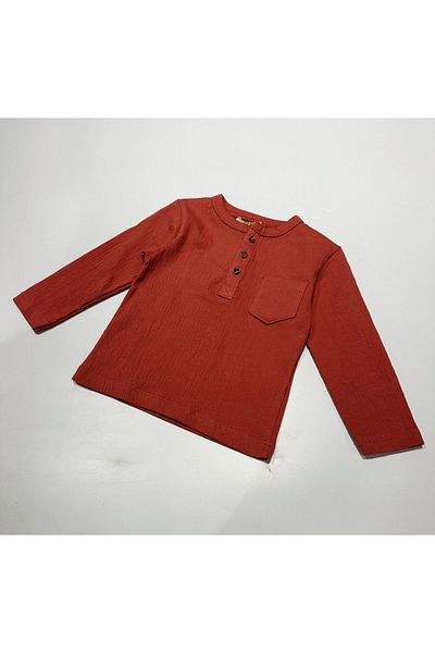 BOBBY JR KİDSWEAR Patli 6 Teddy Bear Body with 3 Buttons and Pockets (8 Years)