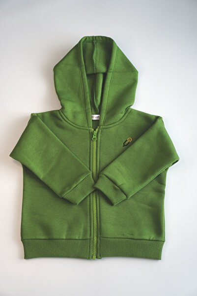 Vennusbaby Hooded Zippered Children's Cardigan