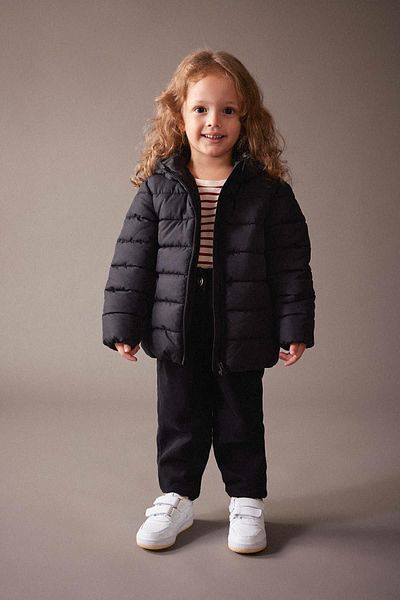 DeFacto Water Repellent Hooded Inflatable Jacket for Baby Girl - A2456a523au