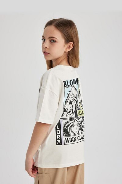 DeFacto Tricou pentru fete Winx Club Crew Deck Relax Fit C2462a824sm