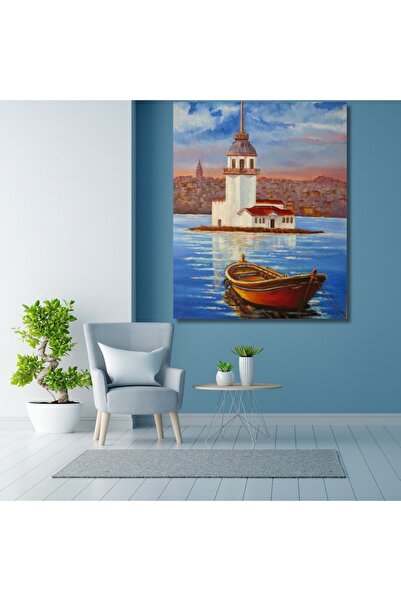 LİLYHOBBYLAND Sayılarla Boyama Renkli Baskılı Hobi Seti (Çerçeveli 40x50 cm: ...