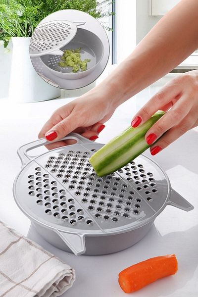 F BLACKSTONE 3in1 Stainless Grater with Chamber Cat Shaped Grater with Unbreakable Storage Container
