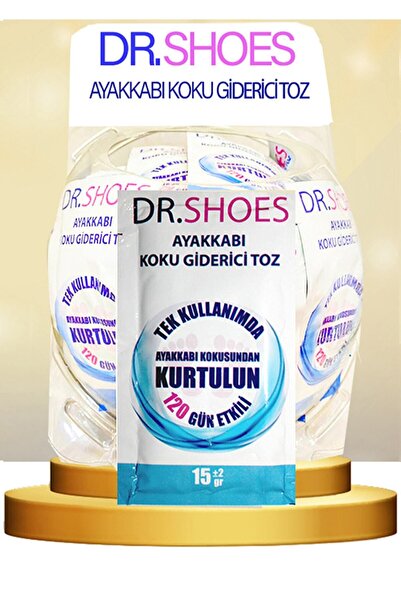 DR. SHOES 3 Adet Ayak Koku Giderici - Ayakkabı Koku Giderici Toz 120 Gün Etkili.DR.SHOES ile Ayak Kokusuna Son