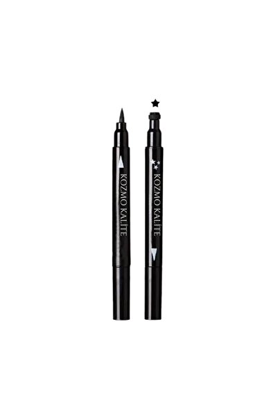 kozmokalite Waterproof Bir Tarafı Kalem Bir Tarafı Yıldız Baskılı Eyeliner