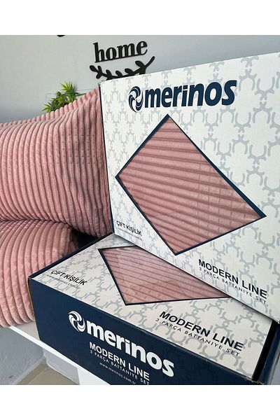 Merinos Moder Line Double - 3 Piece Blanket Set