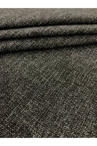 ALFA KUMAŞ VE SUNİ DERİ Alpha Black Linen Multi-Purpose Upholstery Fabric