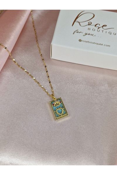 RoseCo00 Stainless Steel Tarot Necklace