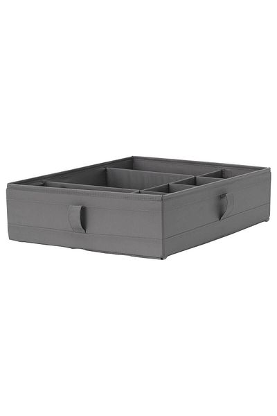IKEA Dark Gray SkuBB Box - 44x34x11 Cm Compartments, 50400005
