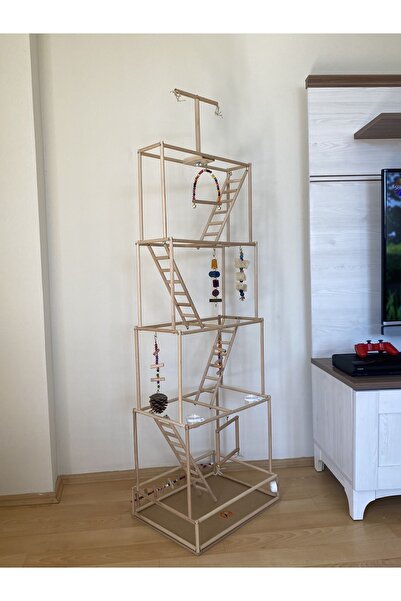 Paks Pet Kuş Oyun Parkı No:18 , El Yapımı Büyük Boy Kuş Oyun Alanı , Ahşap Ku...