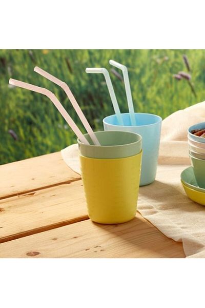 IKEA Baby & Kids Glasses Plank Cup Set of 6