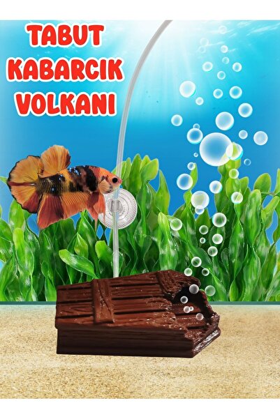 Akvaryum Dişi Beta için Kabarcık Volkanı Akvaryum Fanus Habitat Teraryum için...