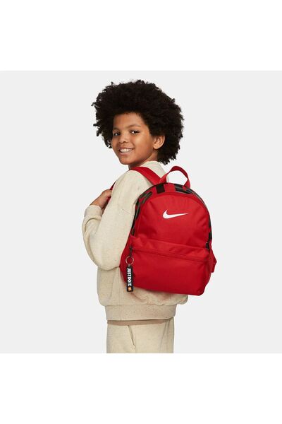 Nike حقيبة ظهر كاجوال باللون الأحمر للأطفال من Brasilia Jdi Mini Dr6091-657