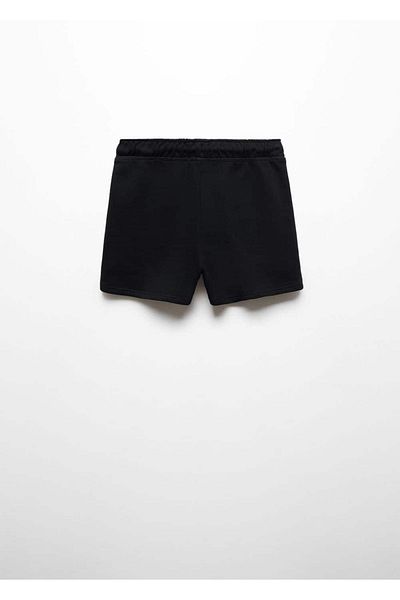 MANGO Kids Shorts aus Baumwolle mit Schnürung an der Taille