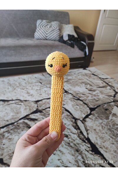 ELMASINEMEĞİ Sevimli kitap ayracı organik oyuncak